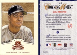 Lou Gehrig 2022 Diamond Kings Downtown #D10 Price Guide - Sports Card  Investor